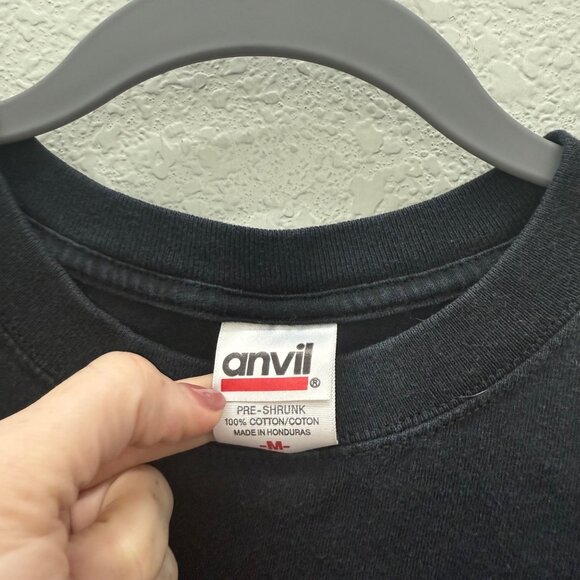 ACDC Black Ice Tour Black Cotton Graphic Band T Shirt Adult size Medium - Picture 2 of 8